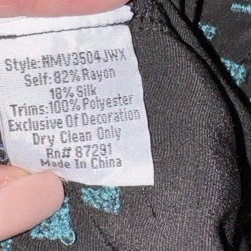 Johnny Was Black Velvet L Kimono Wrap Duster Jacket Coat Cardigan Aztec Luxury Johnny Was