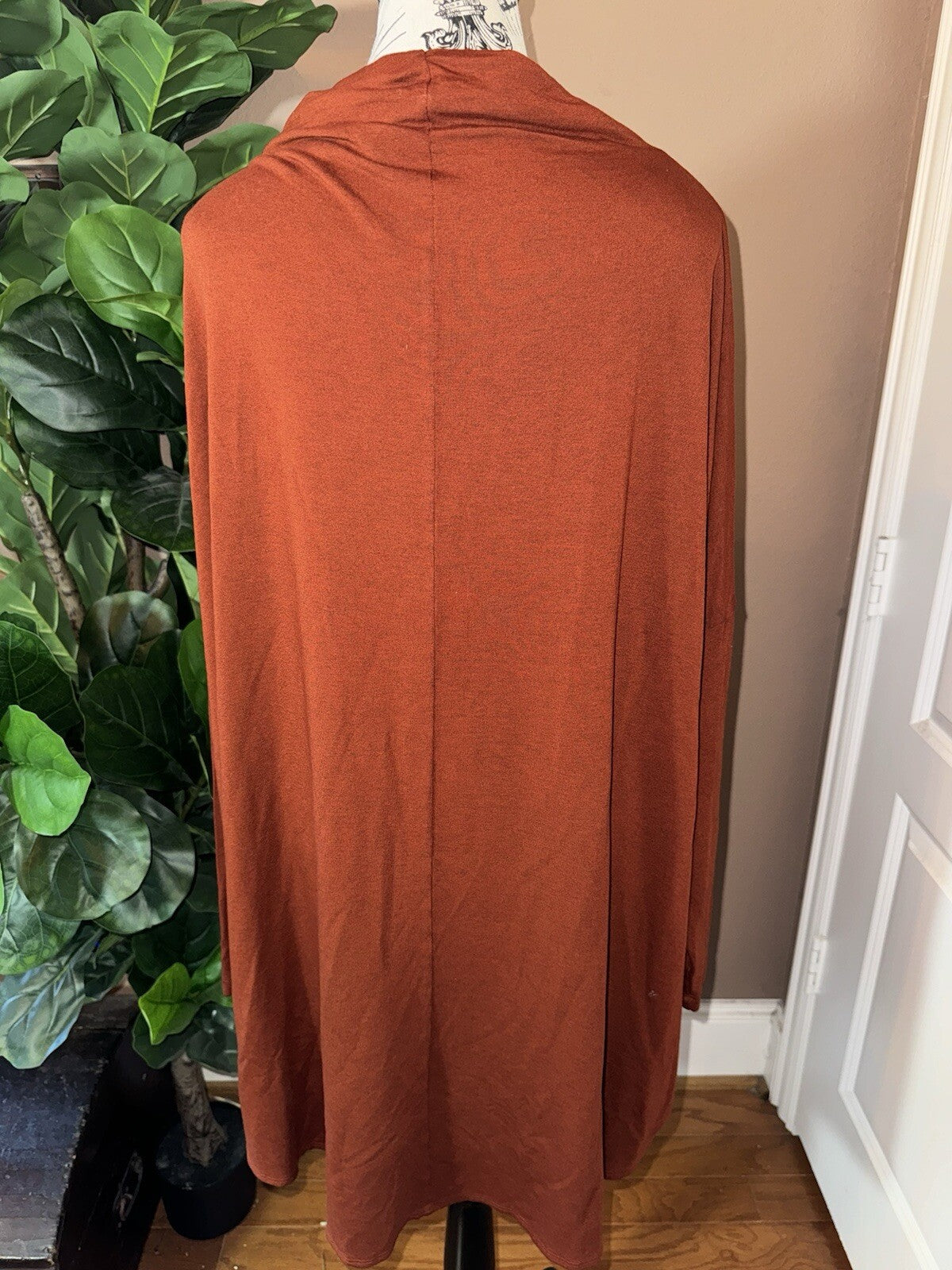Bryn Walker Burnt Orange Rust Dolman Sleeve Tunic Top XL 1X MSRP $190 Bryn Walker