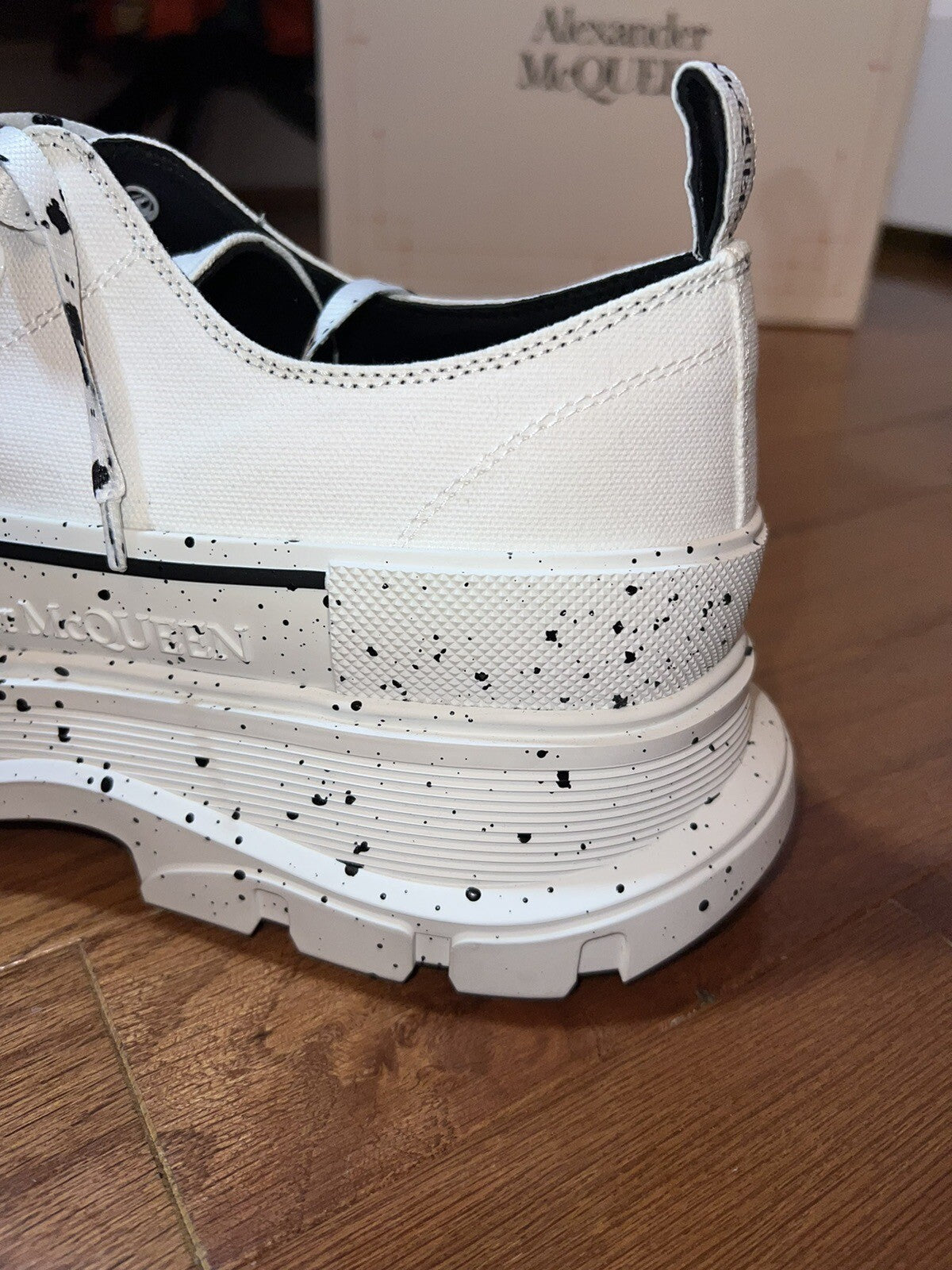 Alexander McQueen Tread Slick Speckled Sneakers  Retail $720 sz 49 US 16 5 Alexander McQueen