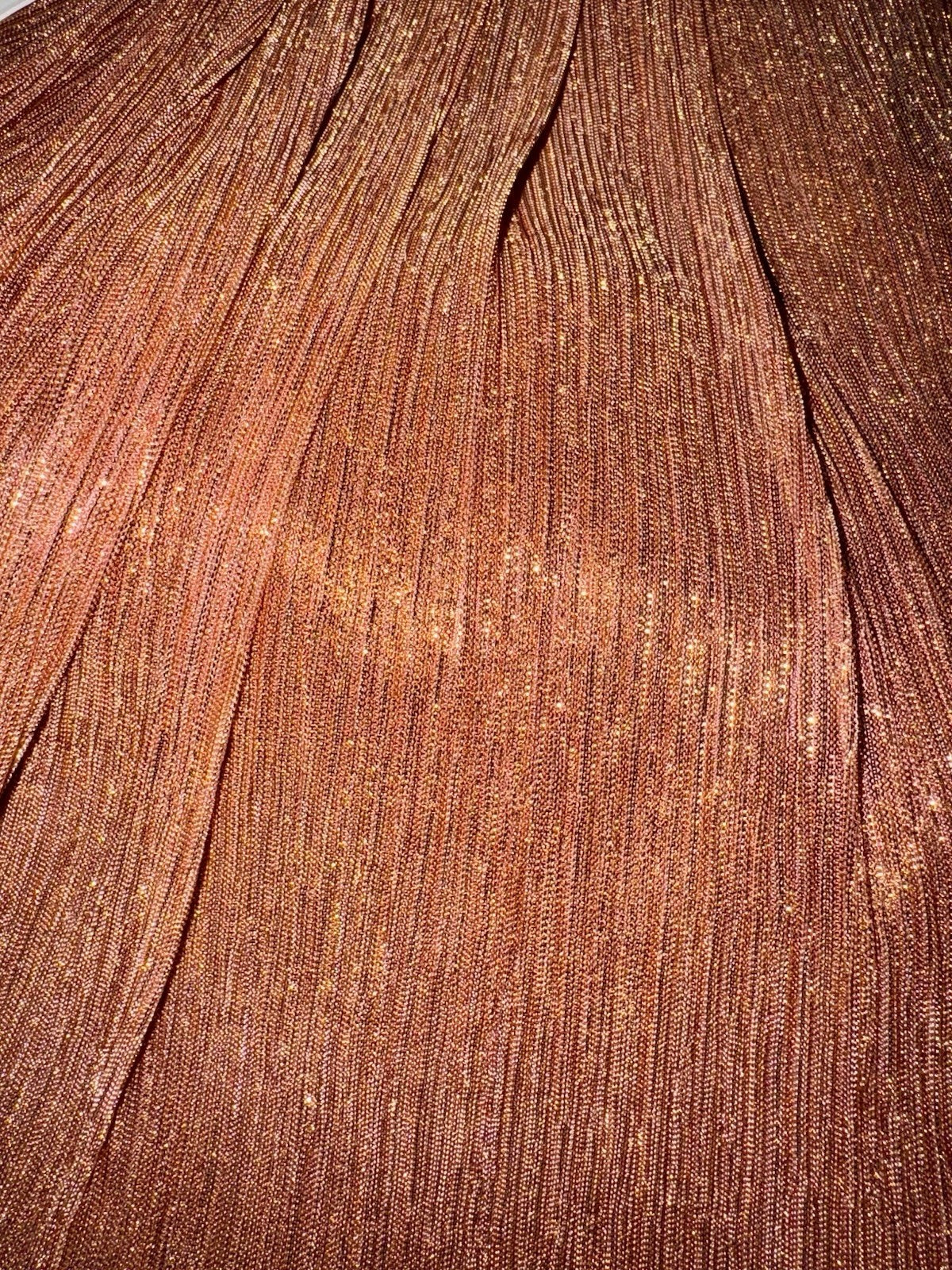 Johnny Was XL Rose Gold Pink Melon Cocktail Party Dress Sleeveless Tie Waist Johnny Was