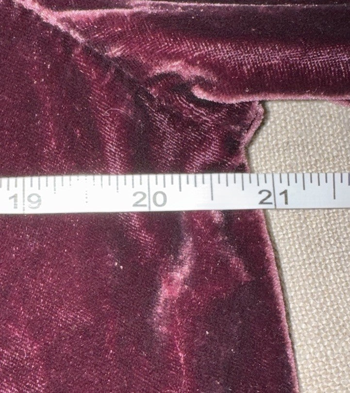 Johnny Was L Wine Red Velvet Kimono Wrap Embroidery Cardigan Lightweight Jacket Johnny Was