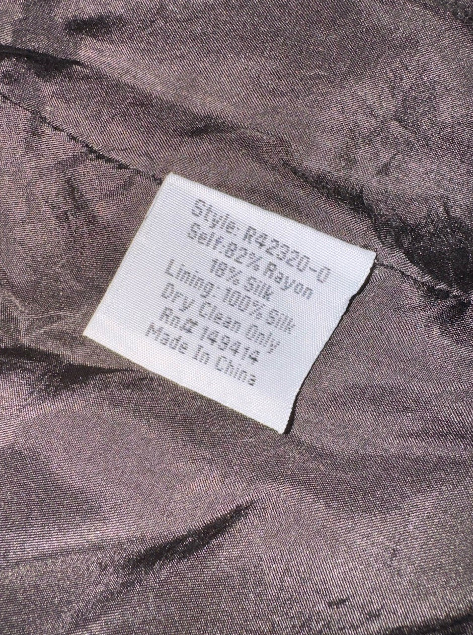 Johnny Was M Velvet Silk Lined Kimono Wrap Jacket Purple Blue Gold Artsy BOHO Johnny Was