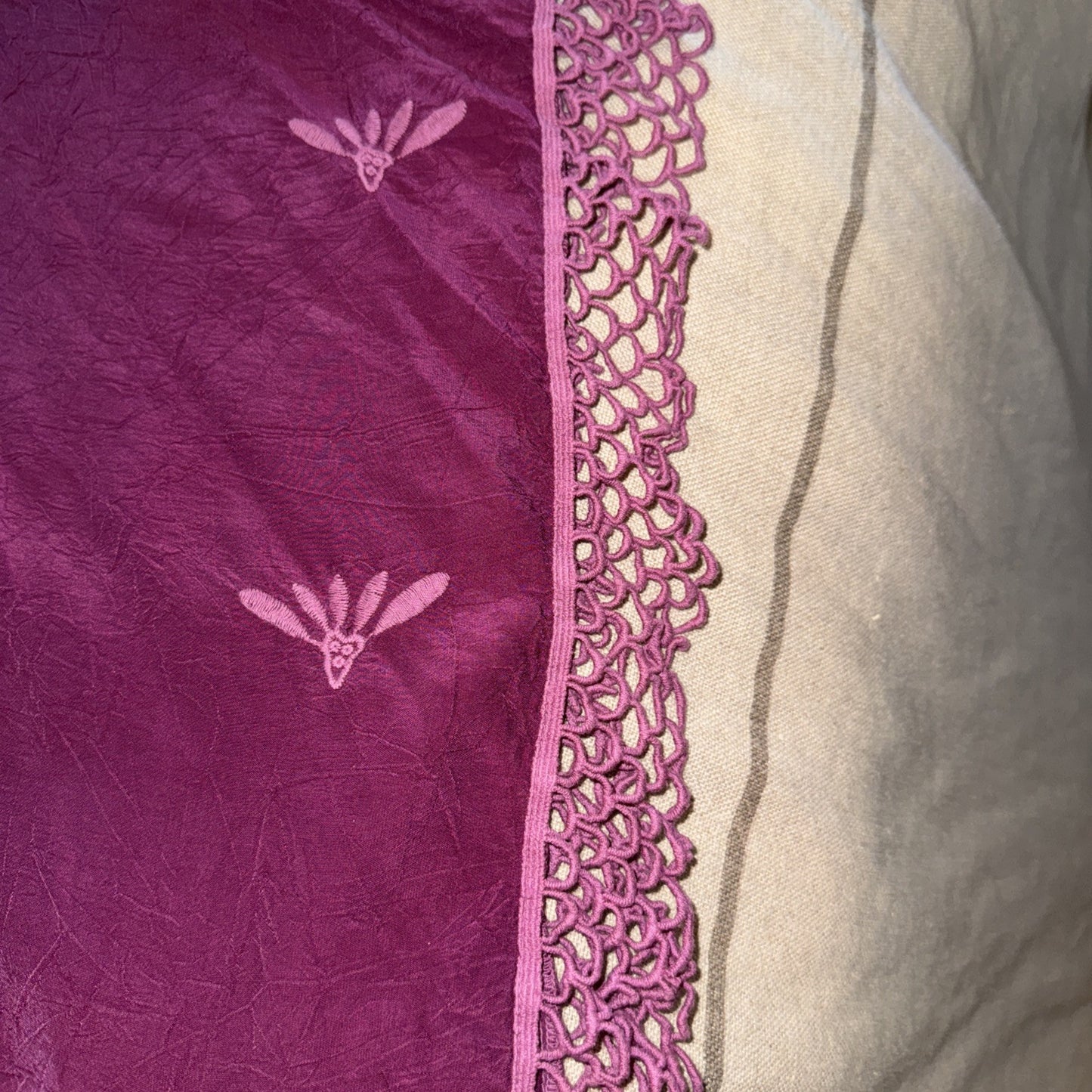 Johnny Was 3X Plus Fushia Pink Tunic Top Peasant Blouse Lightweight Cool Shirt Johnny Was