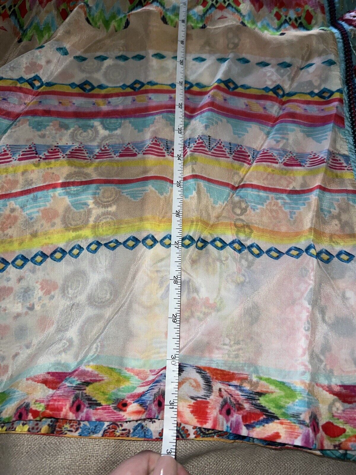 Johnny Was Sz XL 1X REVERSIBLE Silky Kimono Exceptional Quality Pinks