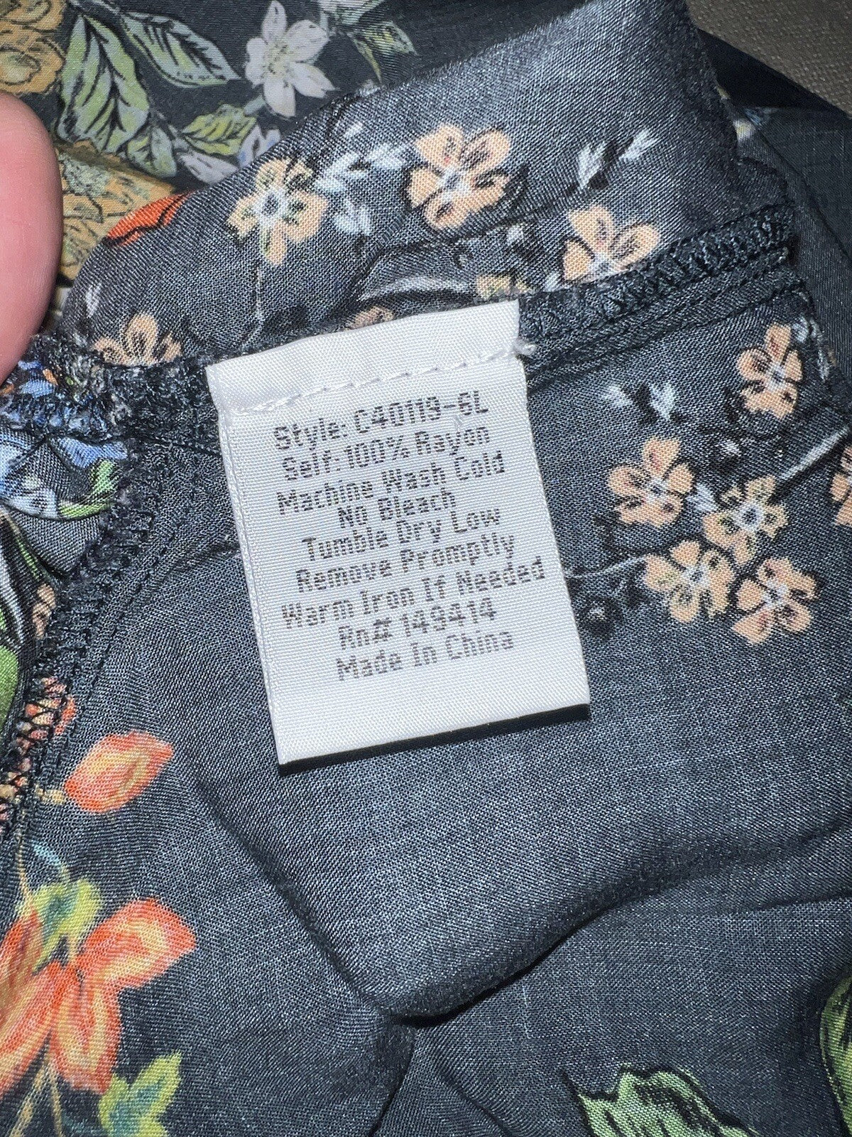 Johnny Was Kimono L Large Floral Wrap Lightweight Soft Floral Oversized Johnny Was