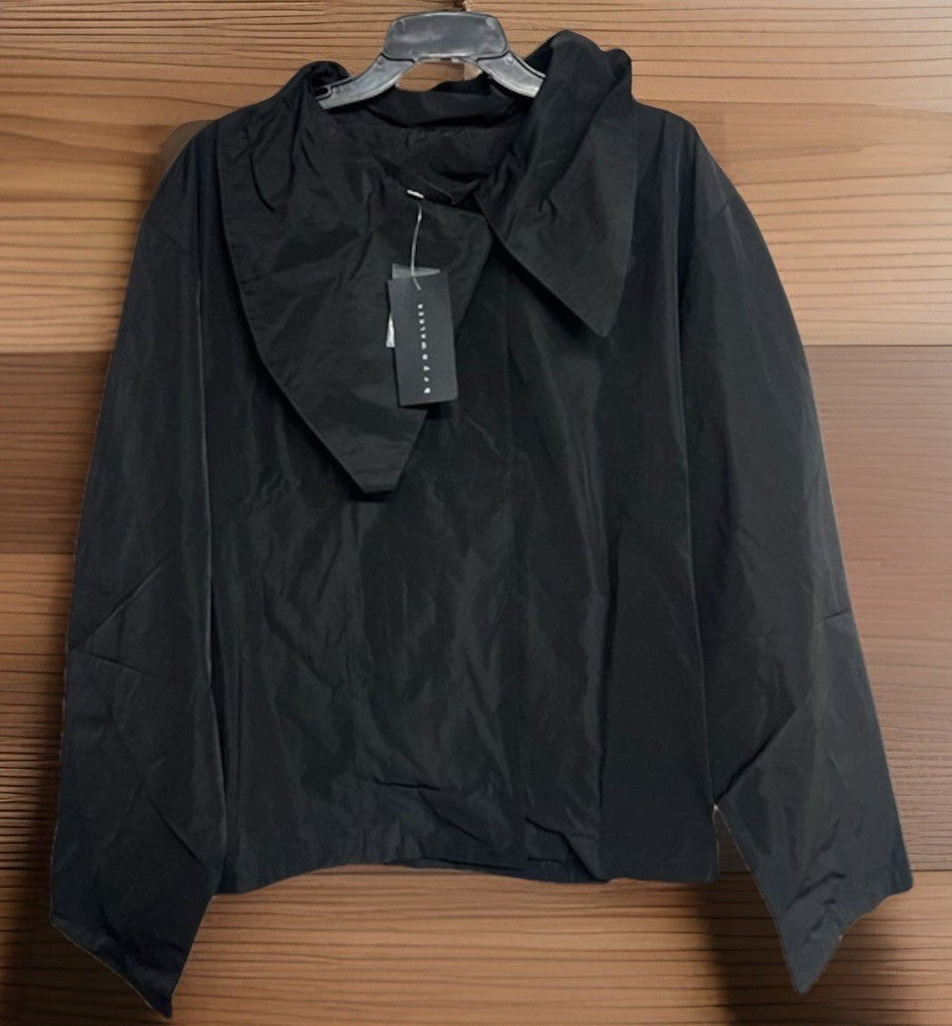 Bryn Walker Xl Black Jacket Assemetrical Collar New With Tags Bryn Walker