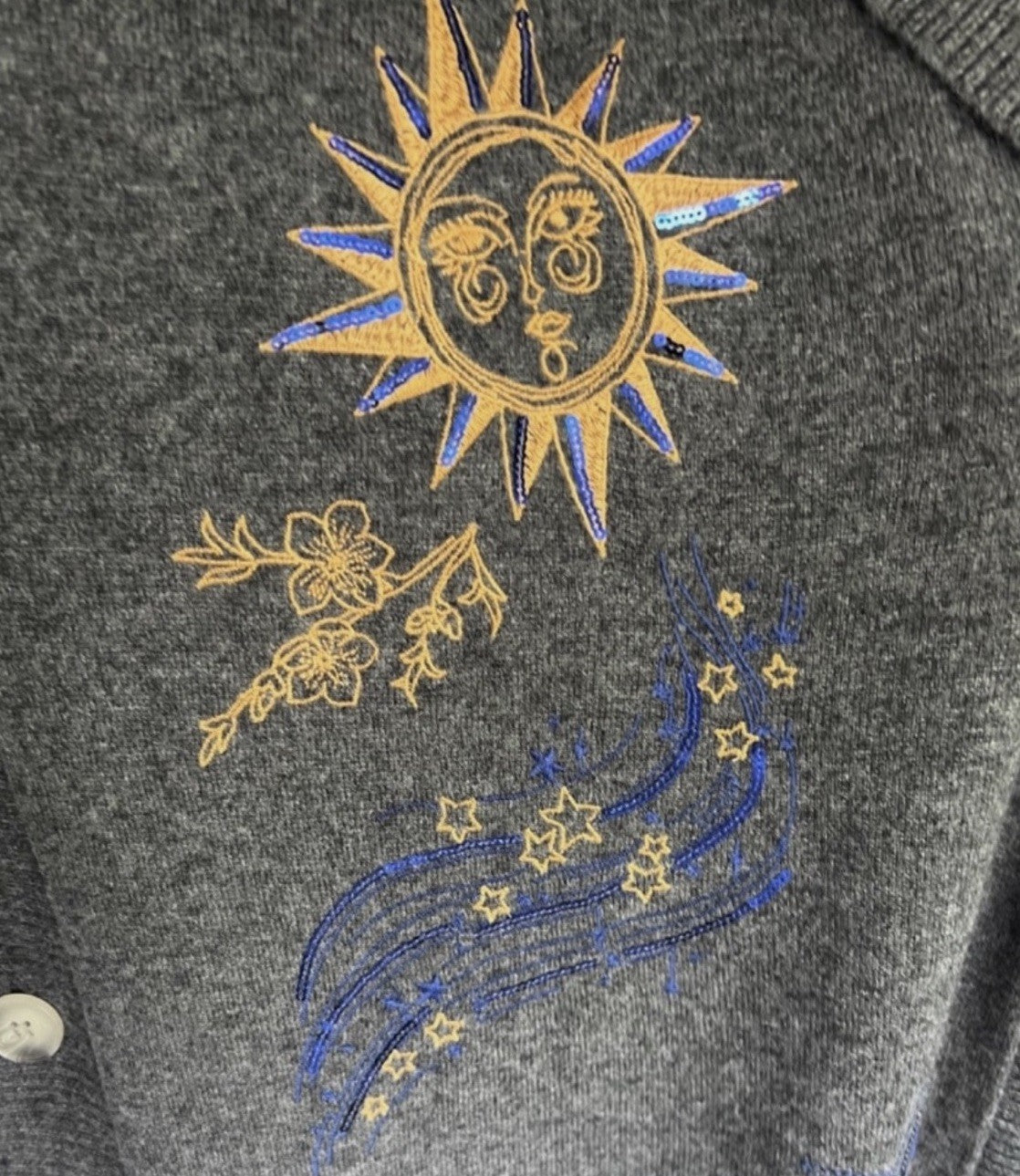 Johnny Was O/S Cashmere Hooded Poncho Wrap Cape Shawl Cardigan One Size Warm Johnny Was