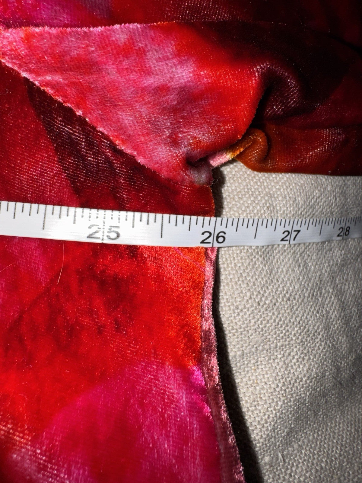 Johnny Was XXL Plus Pink & Red Velvet Button Up Shirt Blouse Top Oversized Johnny Was