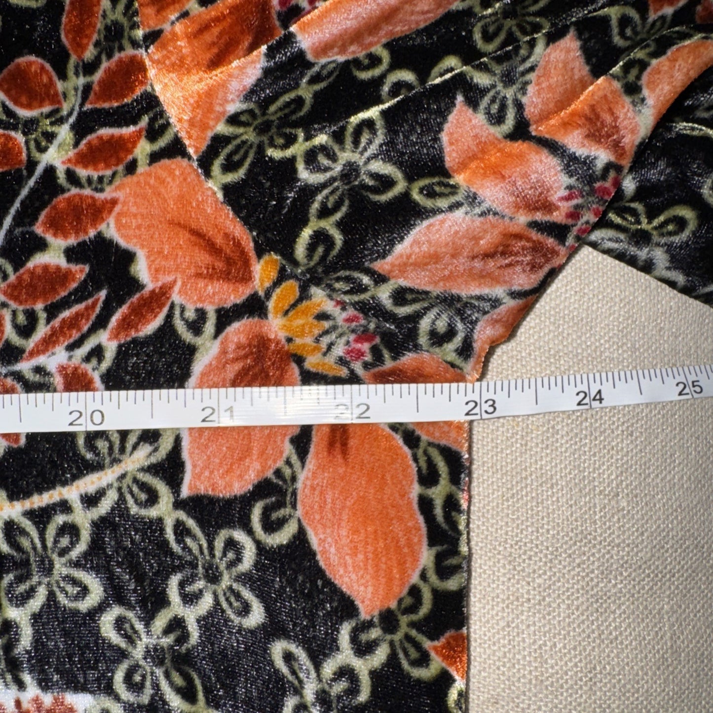 Johnny Was XL Velvet Mini Dress Tiered Fall Colors Babydoll Beaded Maxi Johnny Was