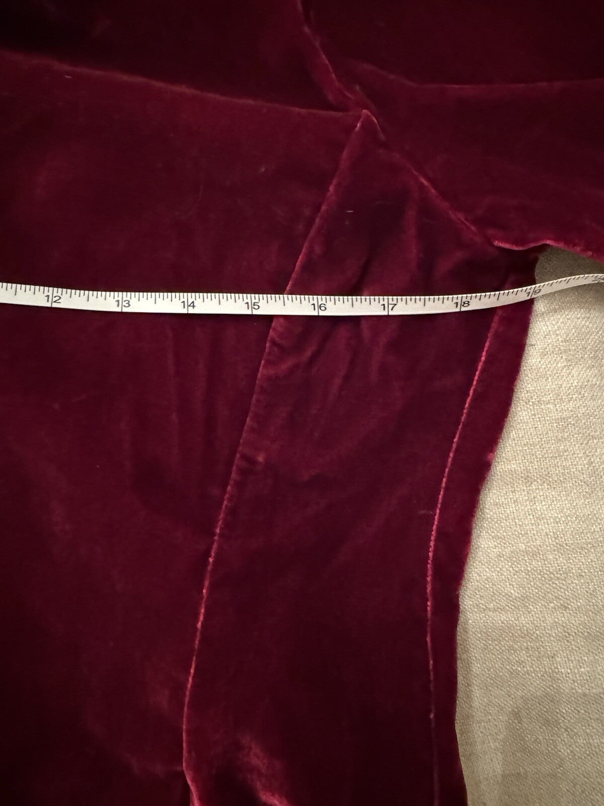 Johnny Was M Medium Red Velvet Tailored Coat Jacket Wrap Dressy & Classic Style Johnny Was