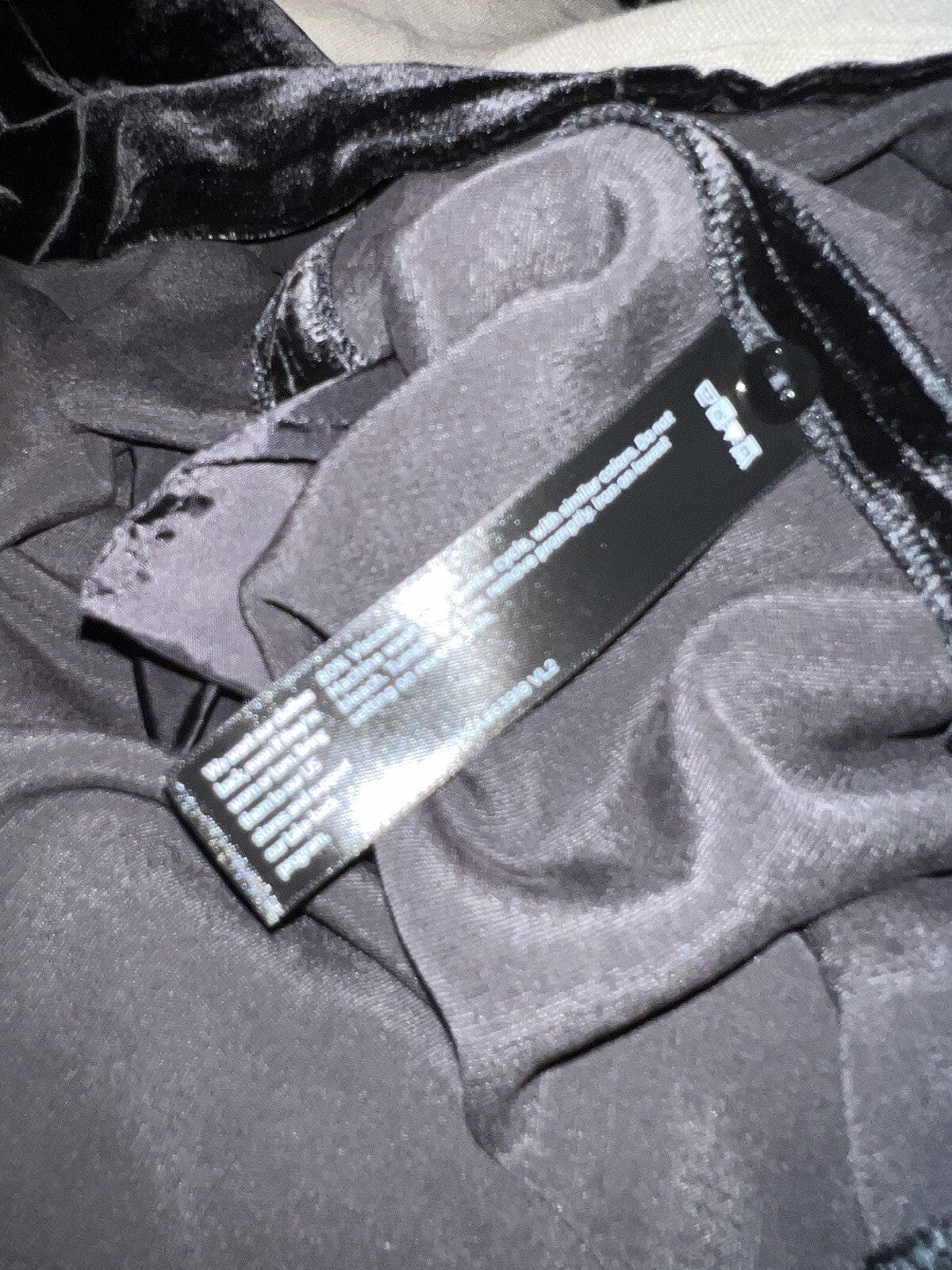 Eileen Fisher Black Velvet MIDI Dress Beautifully Soft Sz M  MSRP $398 Eileen Fisher