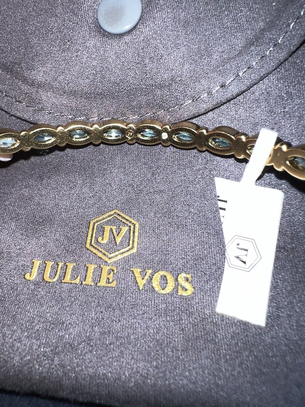 New Julie Vos Mykonos Bangle Bracelet Sz M  NWT