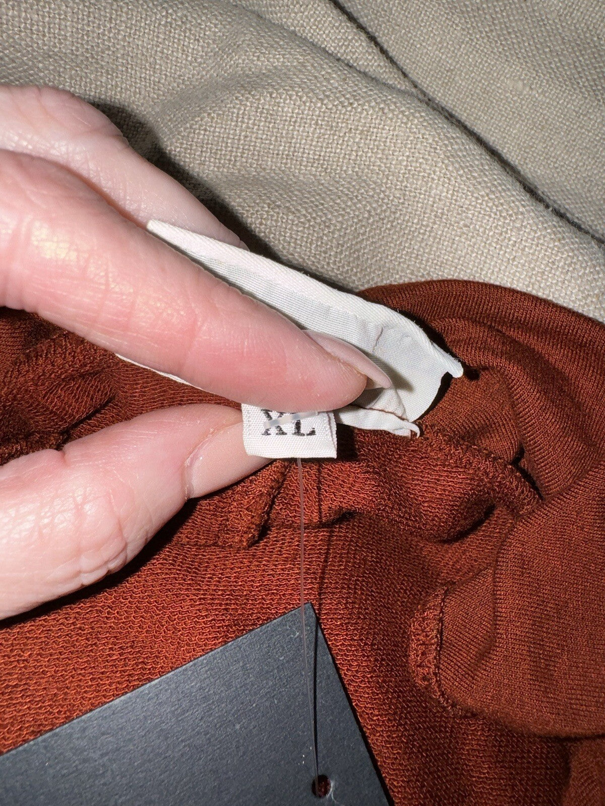 Bryn Walker Burnt Orange Rust Dolman Sleeve Tunic Top XL 1X MSRP $190 Bryn Walker