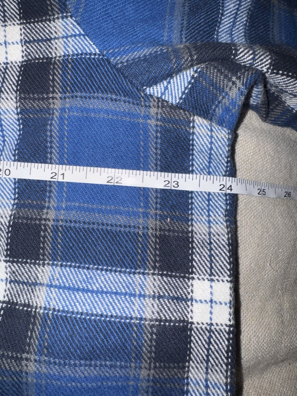 Johnny Was L Large Blue Plaid Trench Coat Jacket MIDI Embroidered Dragon Johnny Was