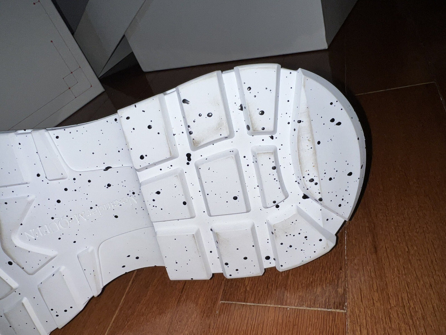 Alexander McQueen Tread Slick Speckled Sneakers  Retail $720 sz 49 US 16 4 Alexander McQueen