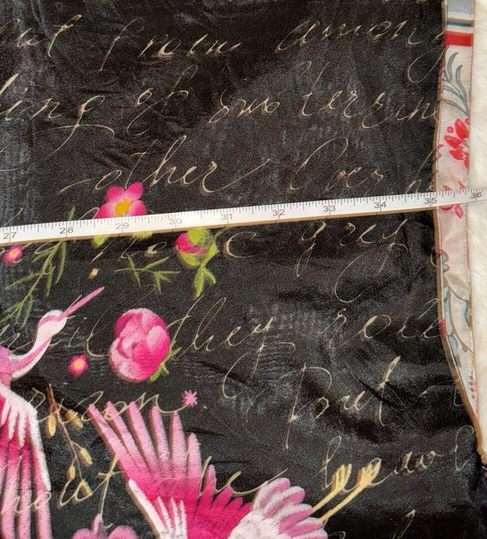 Johnny Was O/S 100% Silk Poncho Wrap Kimono Top Western Texas Native American Johnny Was