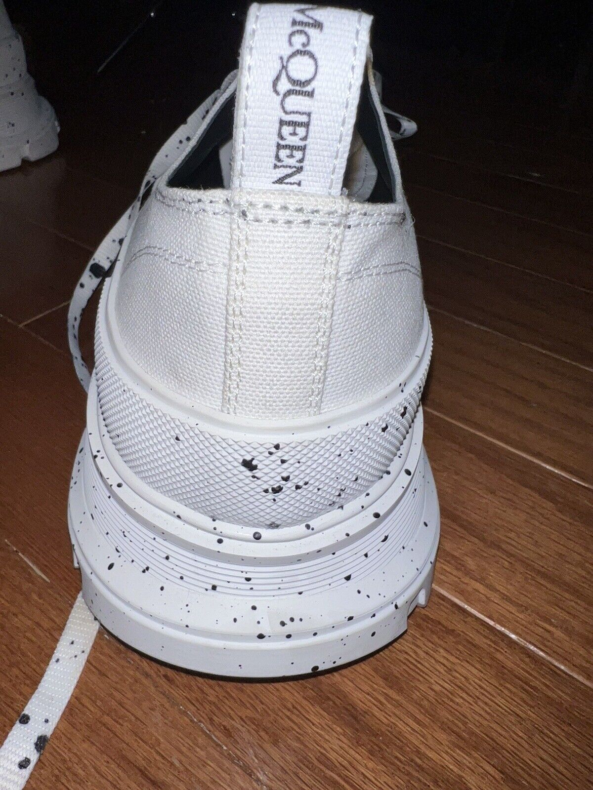 Alexander McQueen Tread Slick Speckled Sneakers NWT Retail $720 sz 49 US 16 HOT3