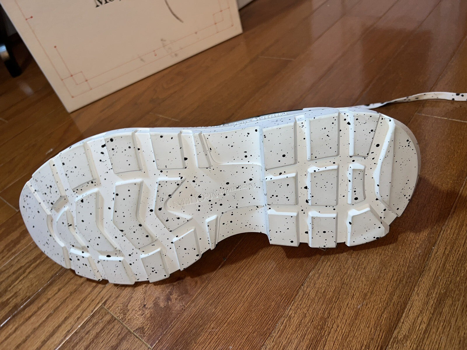 Alexander McQueen Tread Slick Speckled Sneakers  Retail $720 sz 49 US 16 3 Alexander McQueen