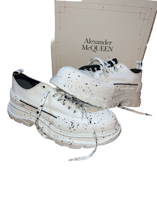 Alexander McQueen Tread Slick Speckled Sneakers NWT Retail $720 sz 49 US 16 HOT3