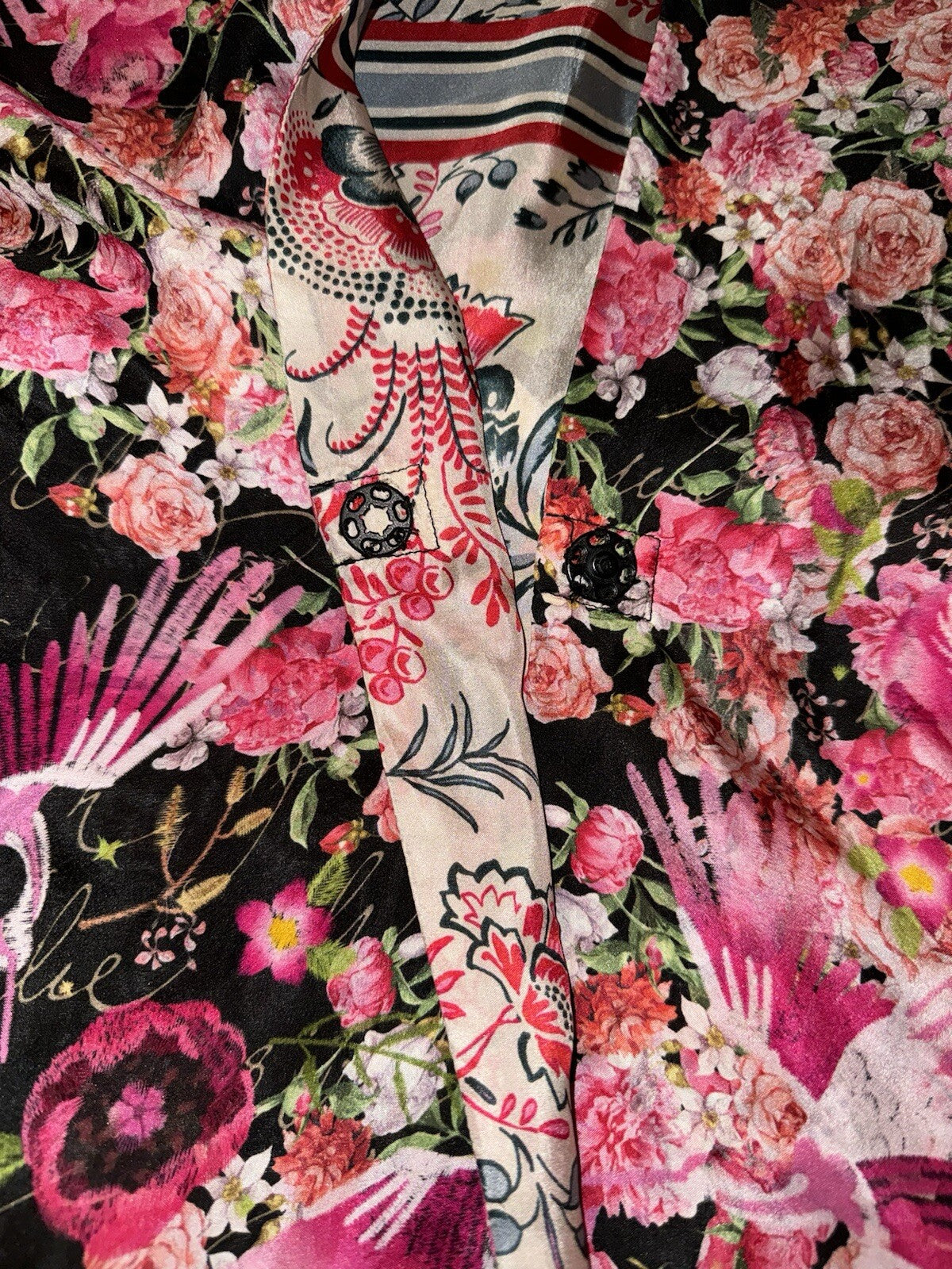 Johnny Was O/S 100% Silk Poncho Wrap Kimono Top Western Texas Native American Johnny Was