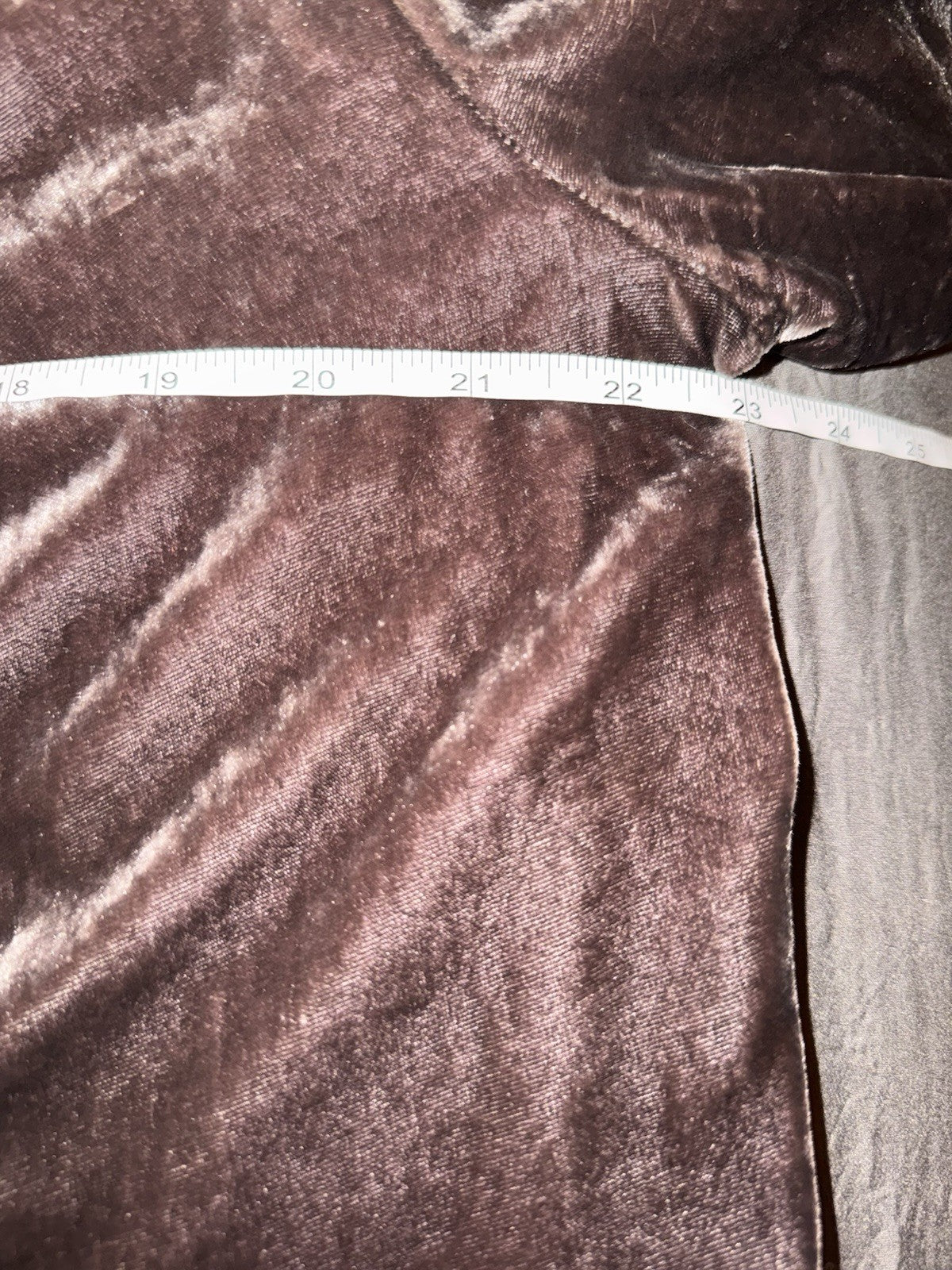 Johnny Was L Brown Velvet & Silk Panel Kimono Embroidery Wrap Cardigan Jacket Johnny Was