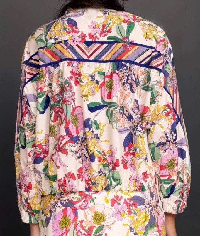 JOHNNY WAS XL Jacket Windbreaker Coat Lightweight Tennis Sports Workout Wear Johnny Was