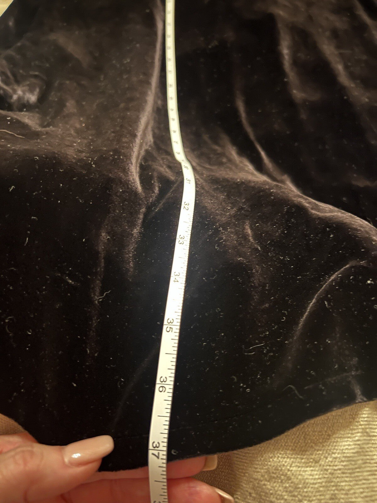 Eileen Fisher Black Velvet MIDI Dress Beautifully Soft Sz M  MSRP $398 Eileen Fisher