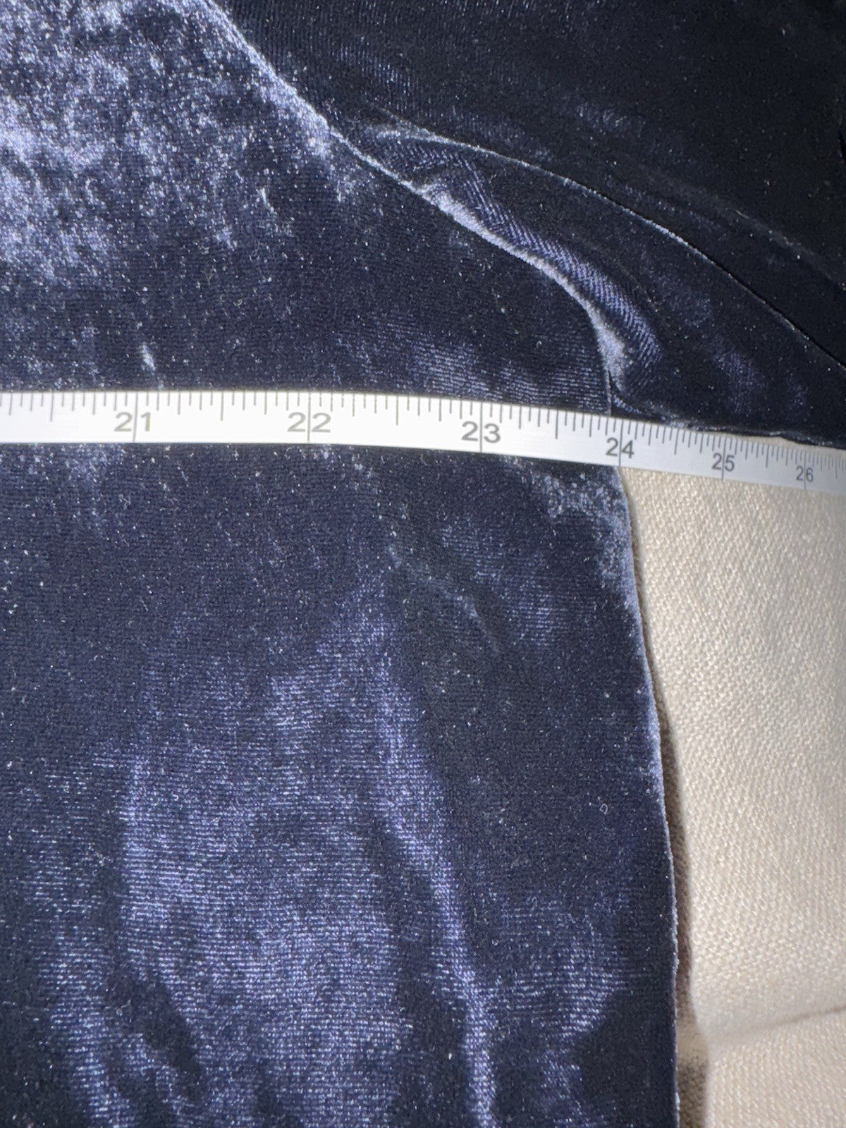 Johnny Was XL Blue Velvet Peasant Blouse Tunic Top Embroidered $328 Retail Johnny Was