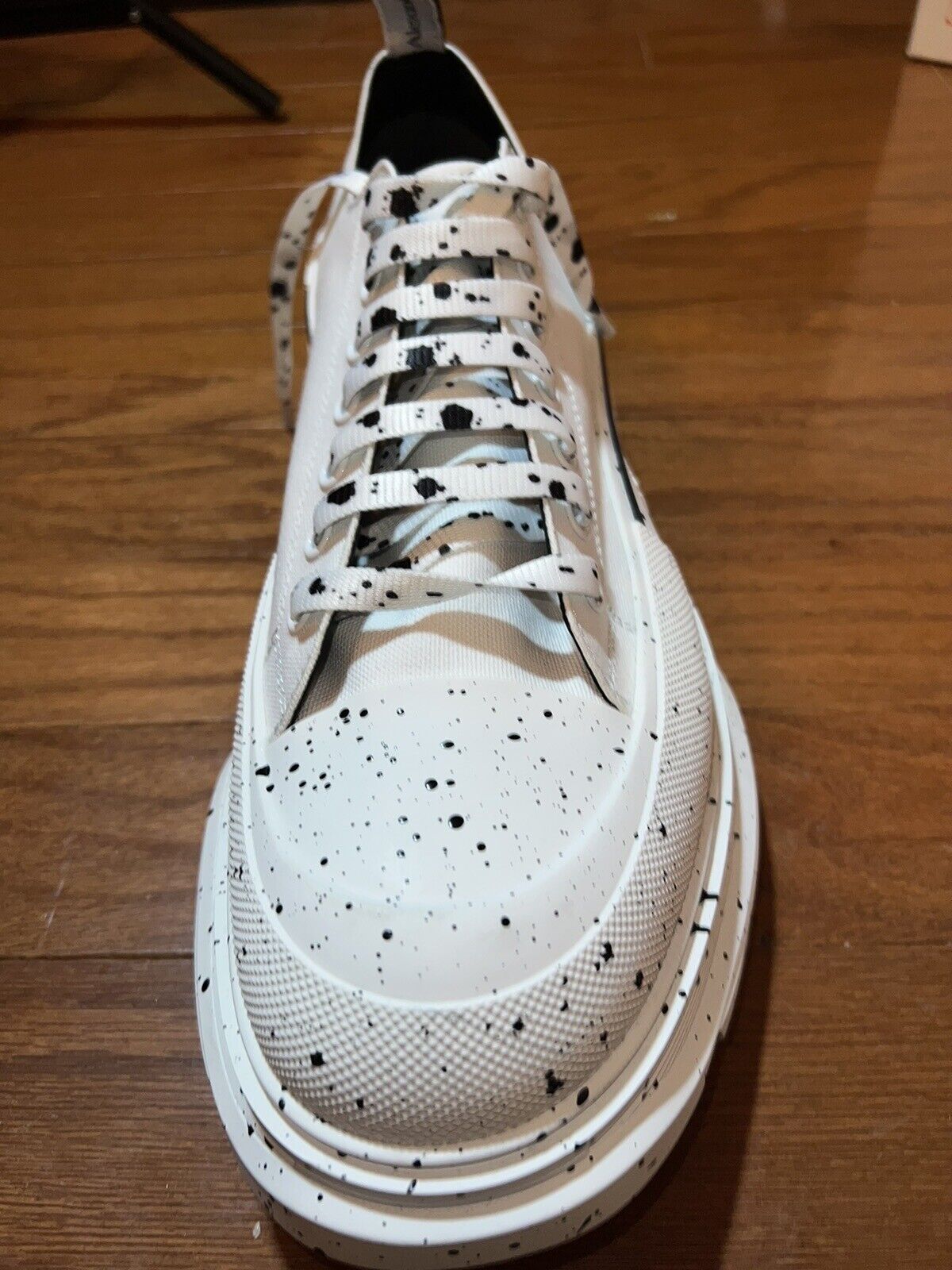 Alexander McQueen Tread Slick Speckled Sneakers  Retail $720 sz 49 US 16 5