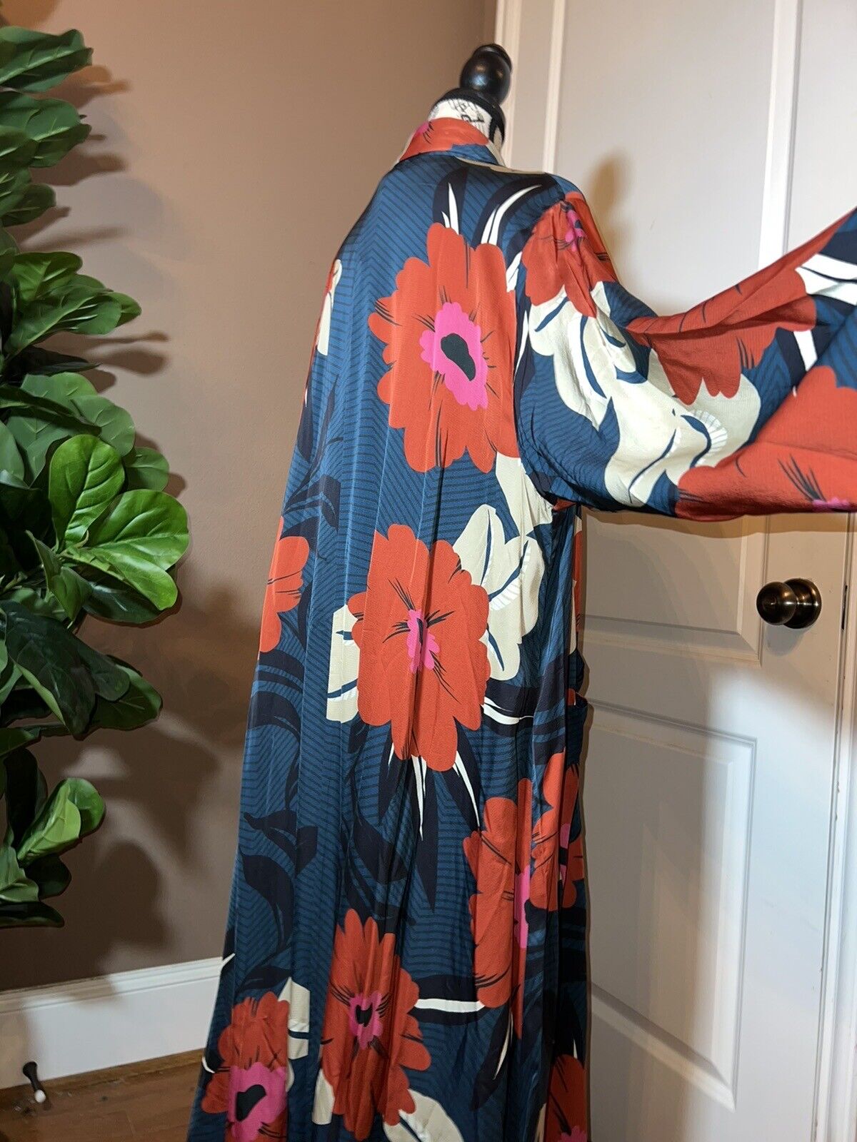 NEW Johnny Was Sz 2X 2XL XXL Long Silky Duster Kimono NWT  GORGEOUS Full Length