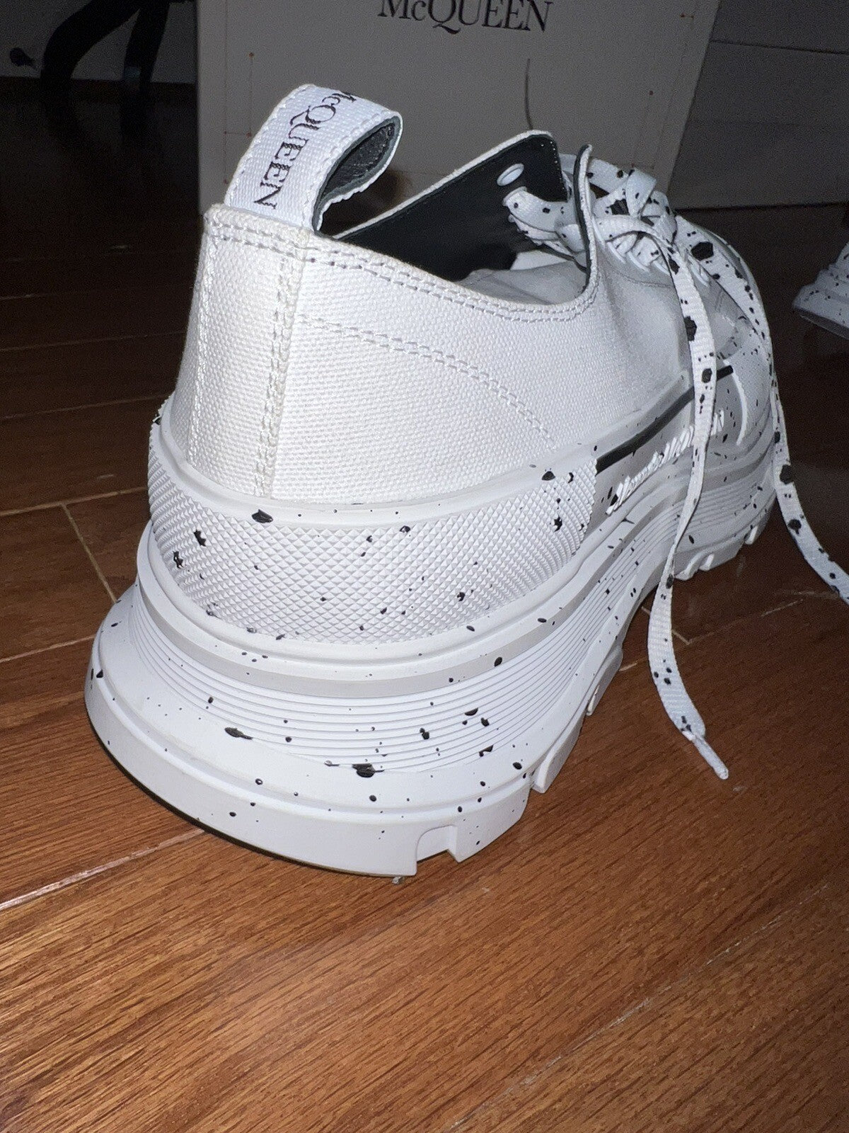 Alexander McQueen Tread Slick Speckled Sneakers  Retail $720 sz 49 US 16 3 Alexander McQueen