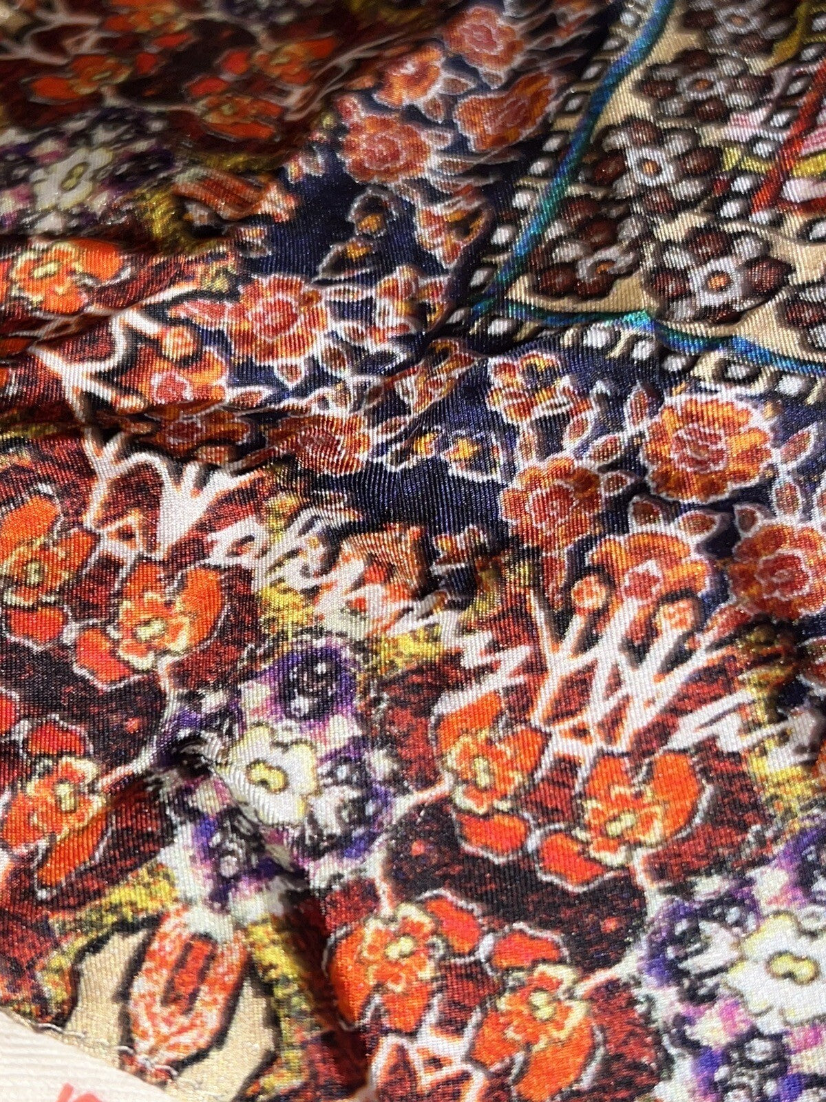 Johnny Was Silk Scarf Beautiful Condition Johnny Was