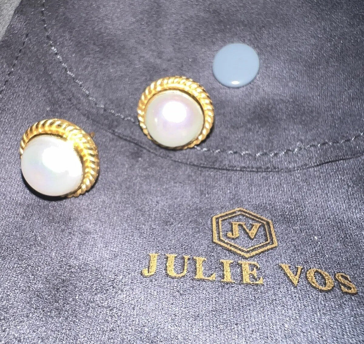 Julie Vos Pearl Stud Earrings   CLASSIC Julie Vos