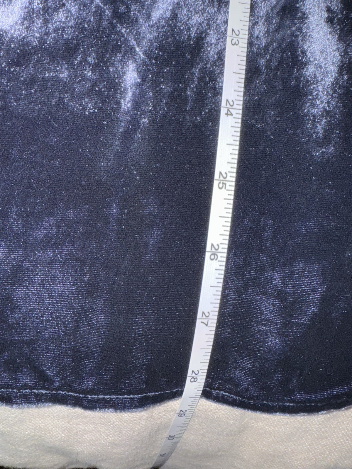 Johnny Was XL Blue Velvet Peasant Blouse Tunic Top Embroidered $328 Retail Johnny Was