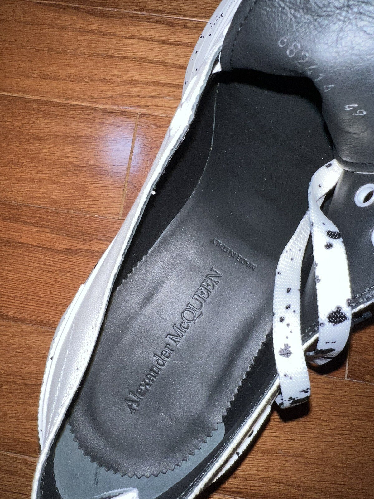 Alexander McQueen Tread Slick Speckled Sneakers  Retail $720 sz 49 US 16 4 Alexander McQueen