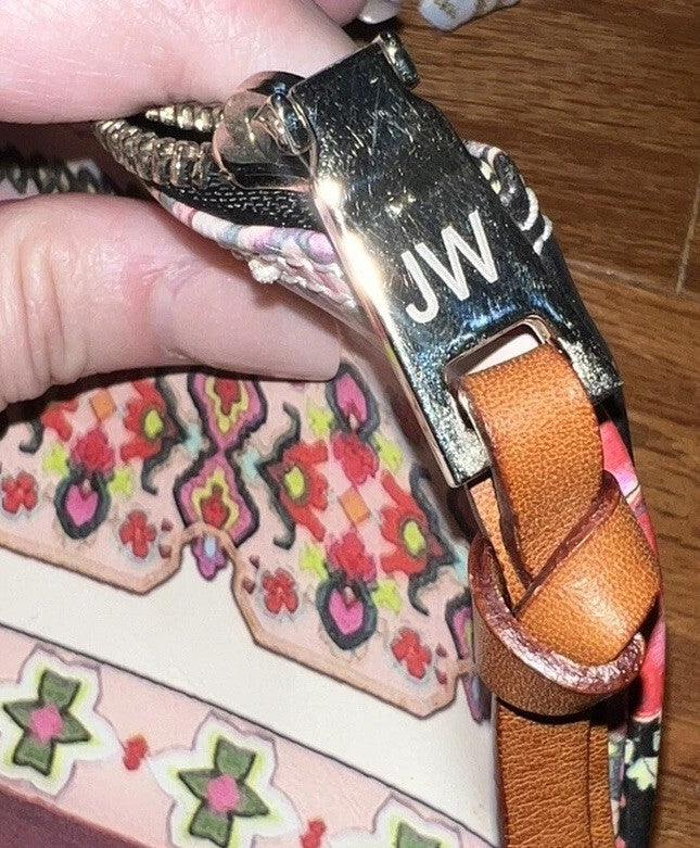 New Johnny Was Clutch Purse Makeup Bag Travel Pouch New W/ Slight Imperfection Johnny was