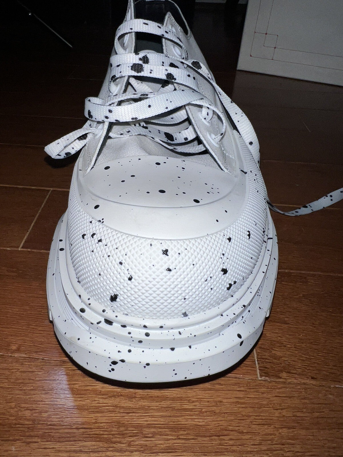 Alexander McQueen Tread Slick Speckled Sneakers  Retail $720 sz 49 US 16 3 Alexander McQueen