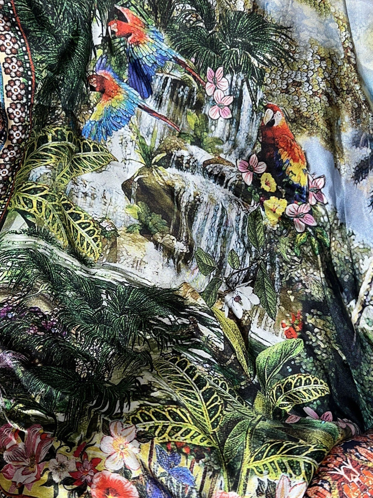 Johnny Was Silk Scarf Beautiful Condition Johnny Was