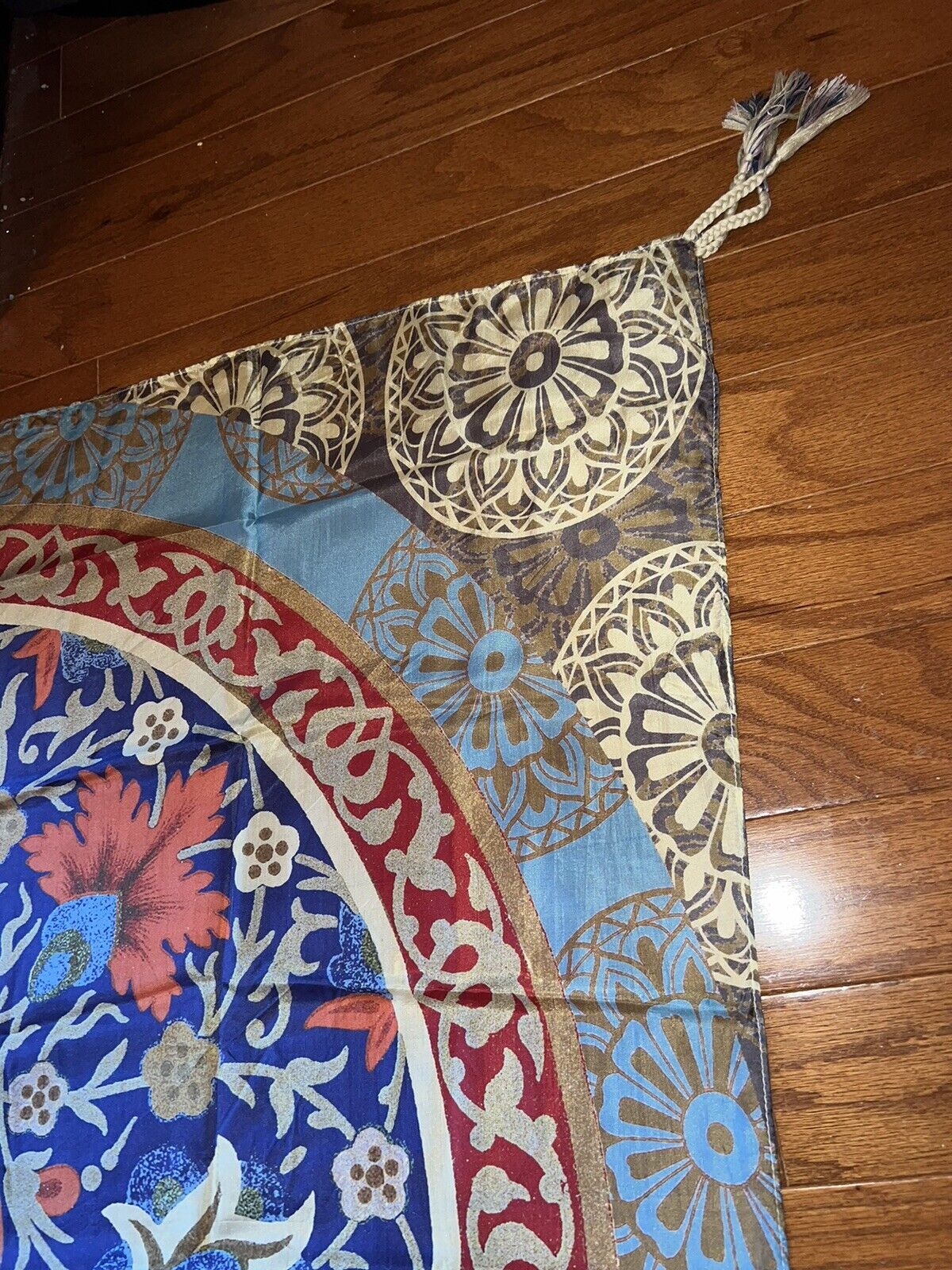 Johnny Was  SILK Tassel Scarf (Large 42”x 42”)  UNWORNCONDITION