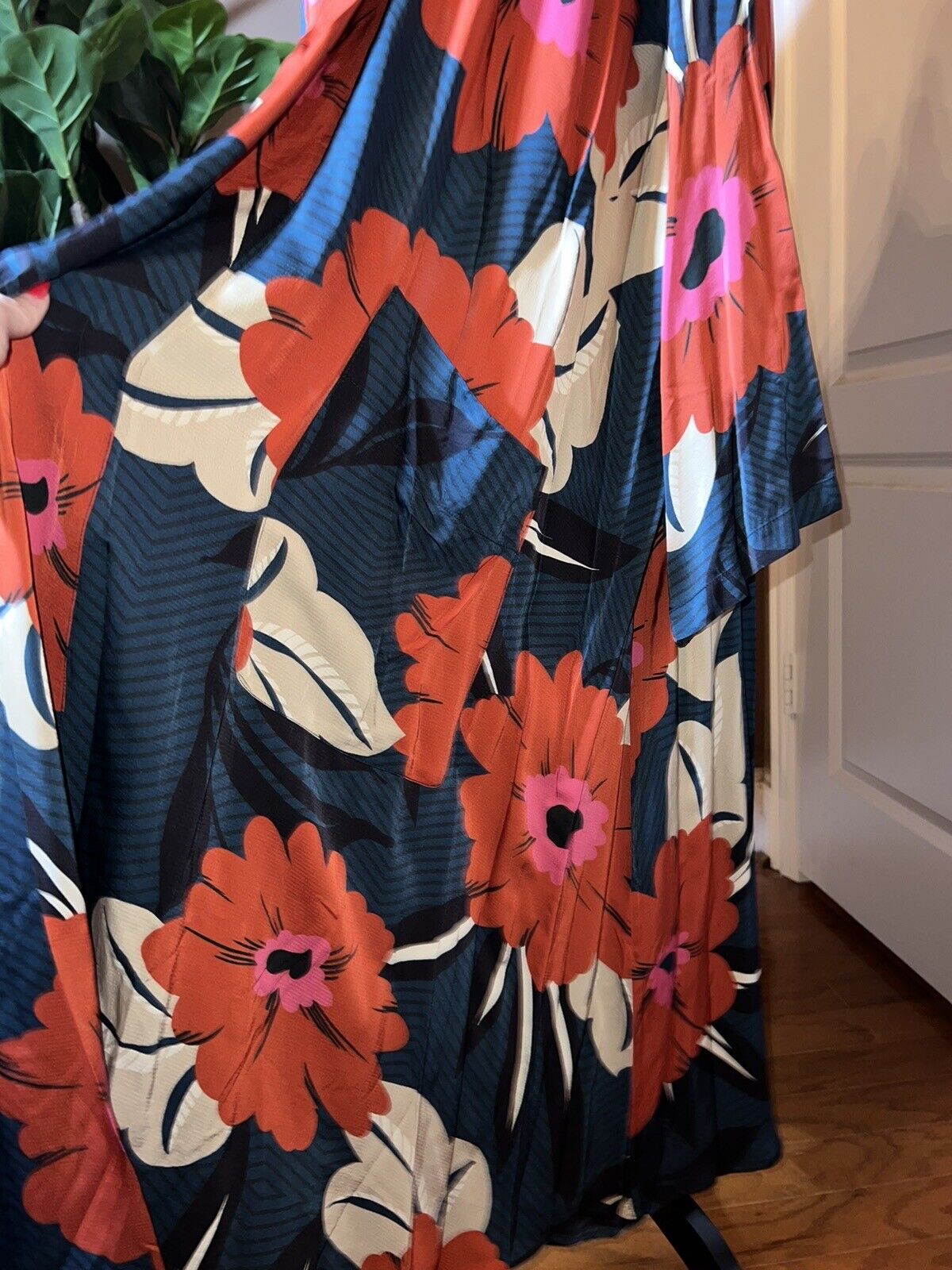 Johnny Was Sz XXL 2X 2XL Long Silky Duster Kimono    Full Length