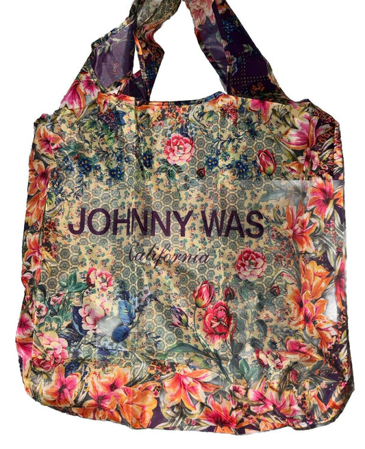 STYLE Johnny Was Shopping Tote Lightweight Foldable Bag Reusable