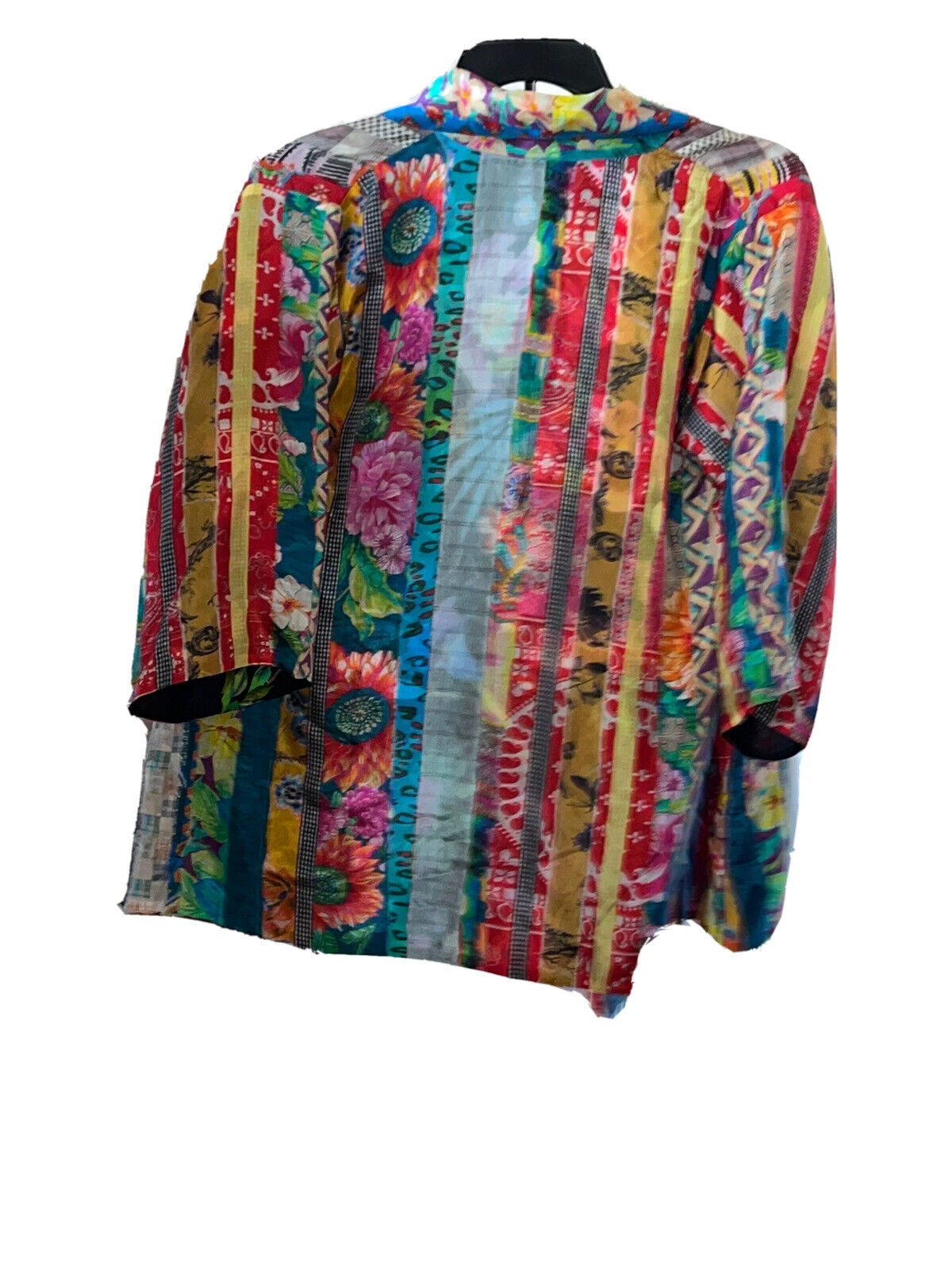 Johnny Oversized Small Silk Reversible Kimono Wrap