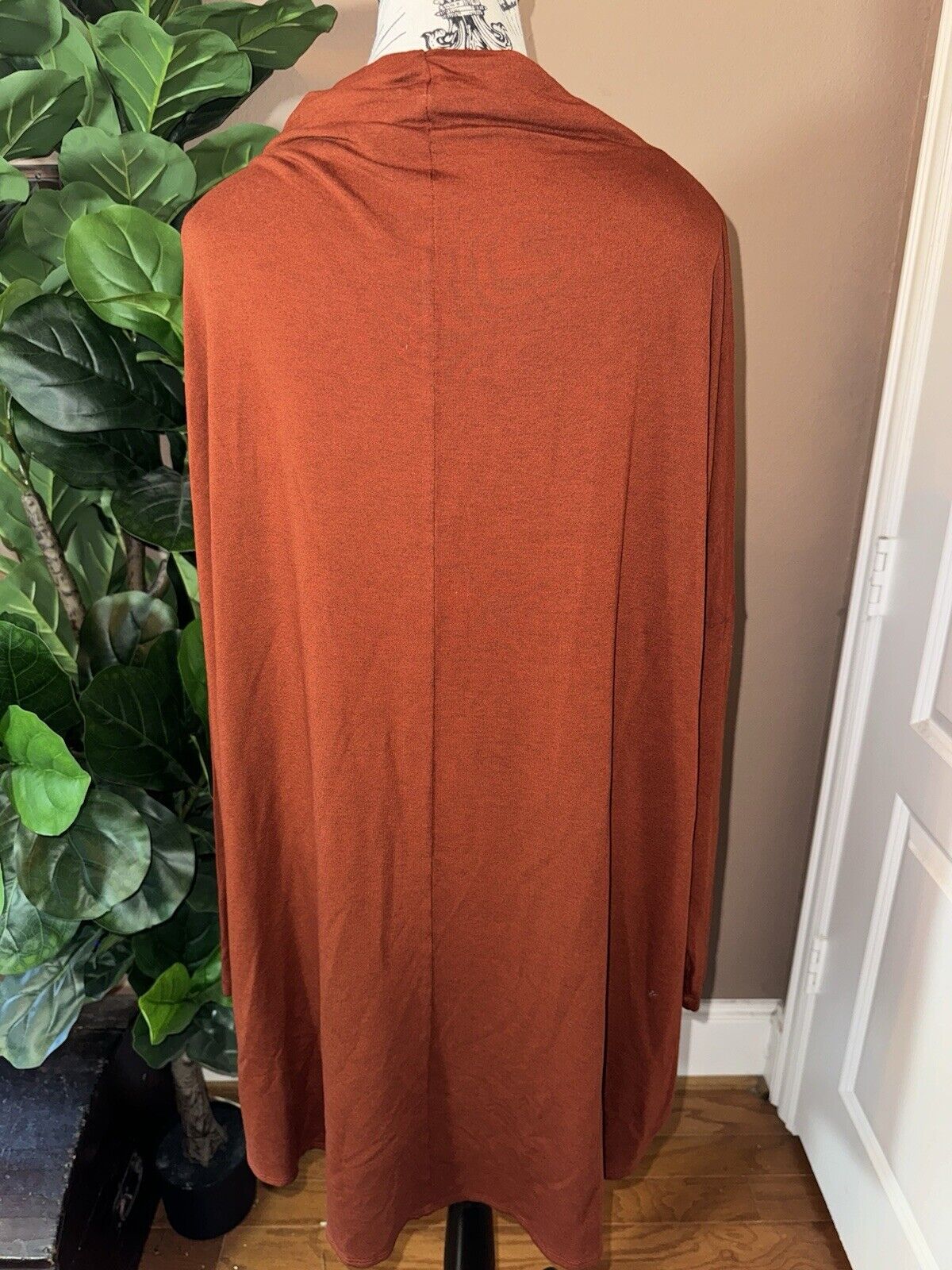 Bryn Walker Burnt Orange Rust Dolman Sleeve Tunic Top XL 1X MSRP $190