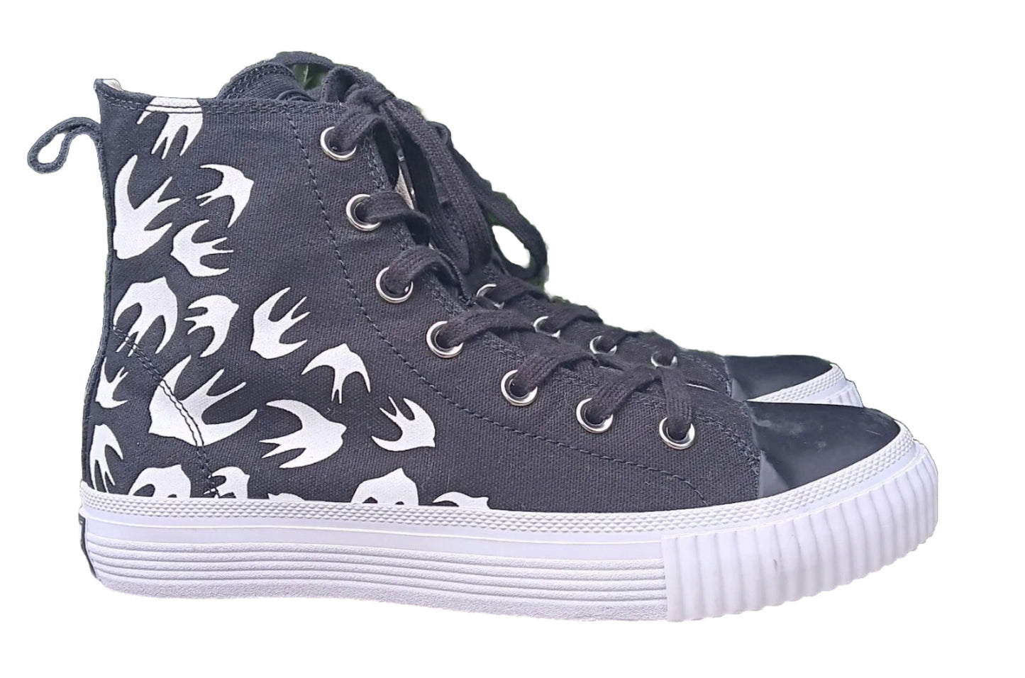 MCQ Alexander Mcqueen Swallow Vulc High Top Unisex Sneaker EU 38 / M 5 / W 7.5 McQ by Alexander McQueen