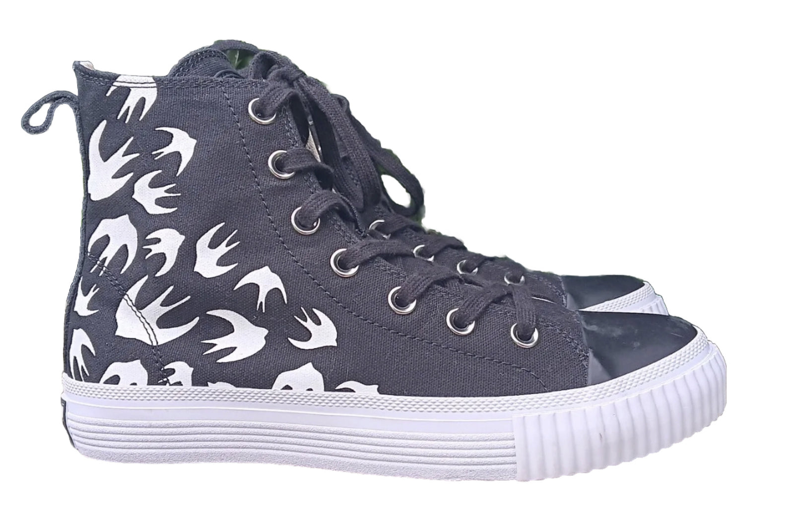 MCQ Alexander Mcqueen Swallow Vulc High Top Unisex Sneaker EU 38 / M 5 / W 7.5 McQ by Alexander McQueen