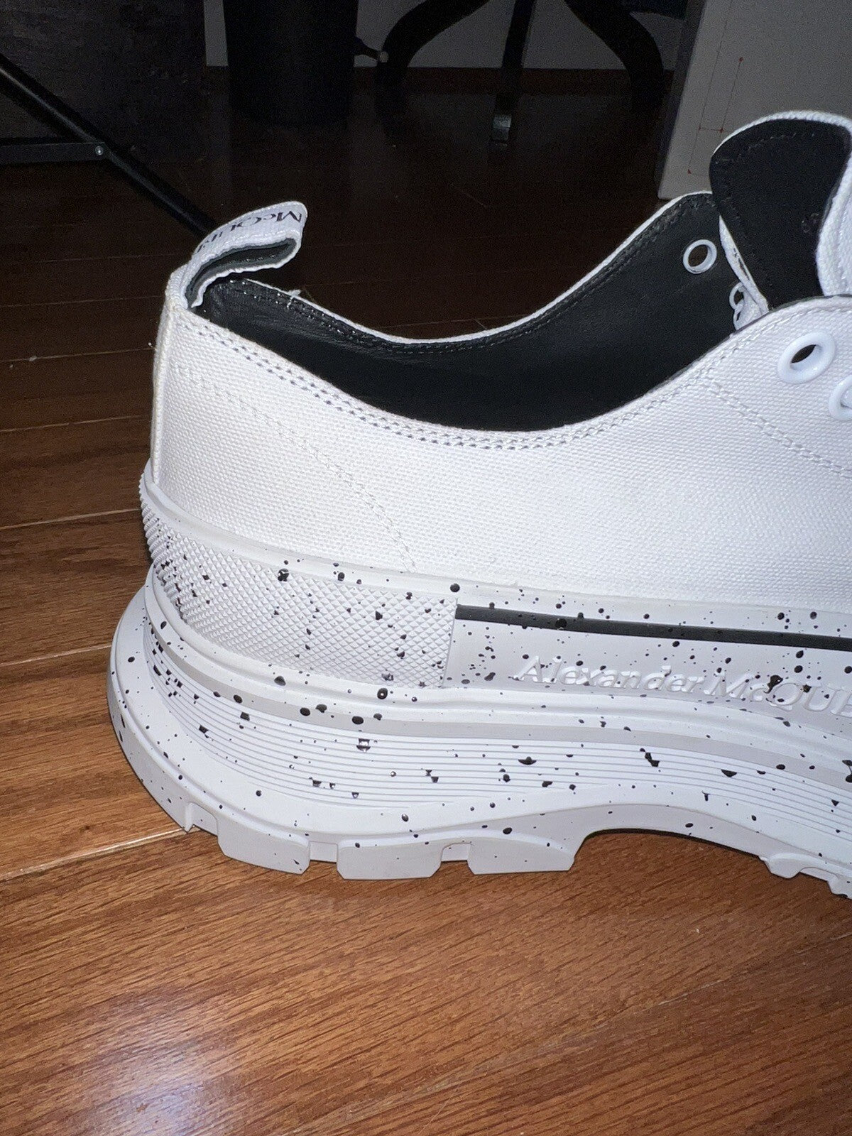 Alexander McQueen Tread Slick Speckled Sneakers  Retail $720 sz 49 US 16 5 Alexander McQueen