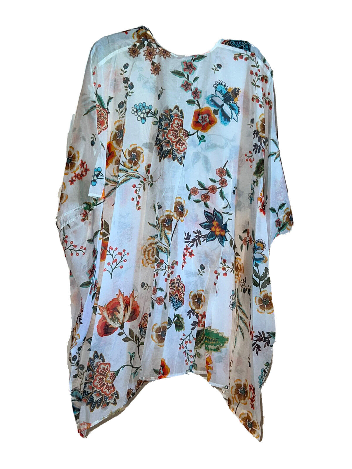 Johnny Was L/XL Beautiful Swim Coverup Or Tunic Top  Kimono