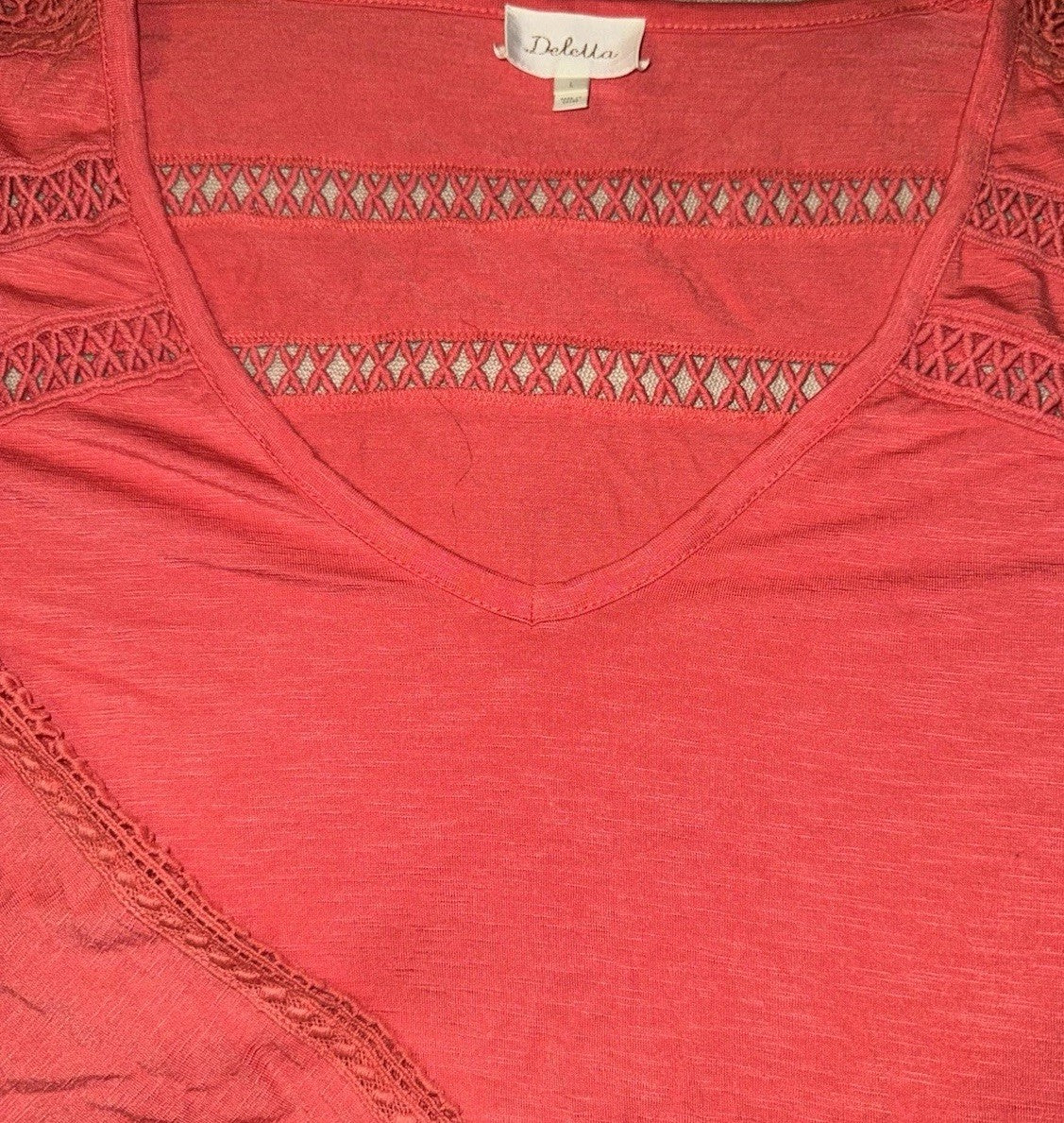 2 pc Johnny Was Large Teal Blue Velvet & Silk Tunic Top FREE Matching Undershirt Johnny Was