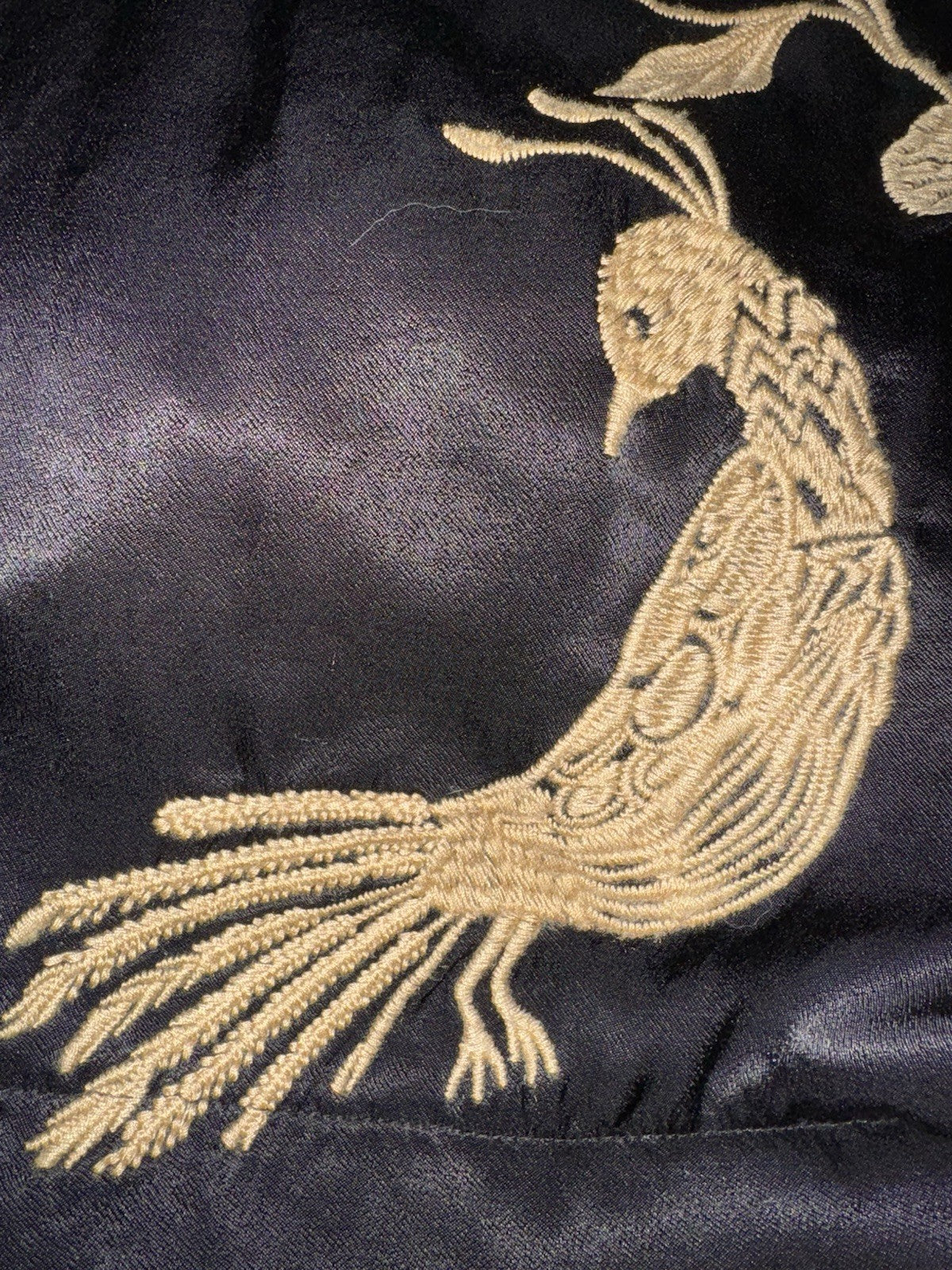 Johnny Was L Black & Gold Long Kimono Duster Embroidered Jacket Coat Wrap Johnny Was