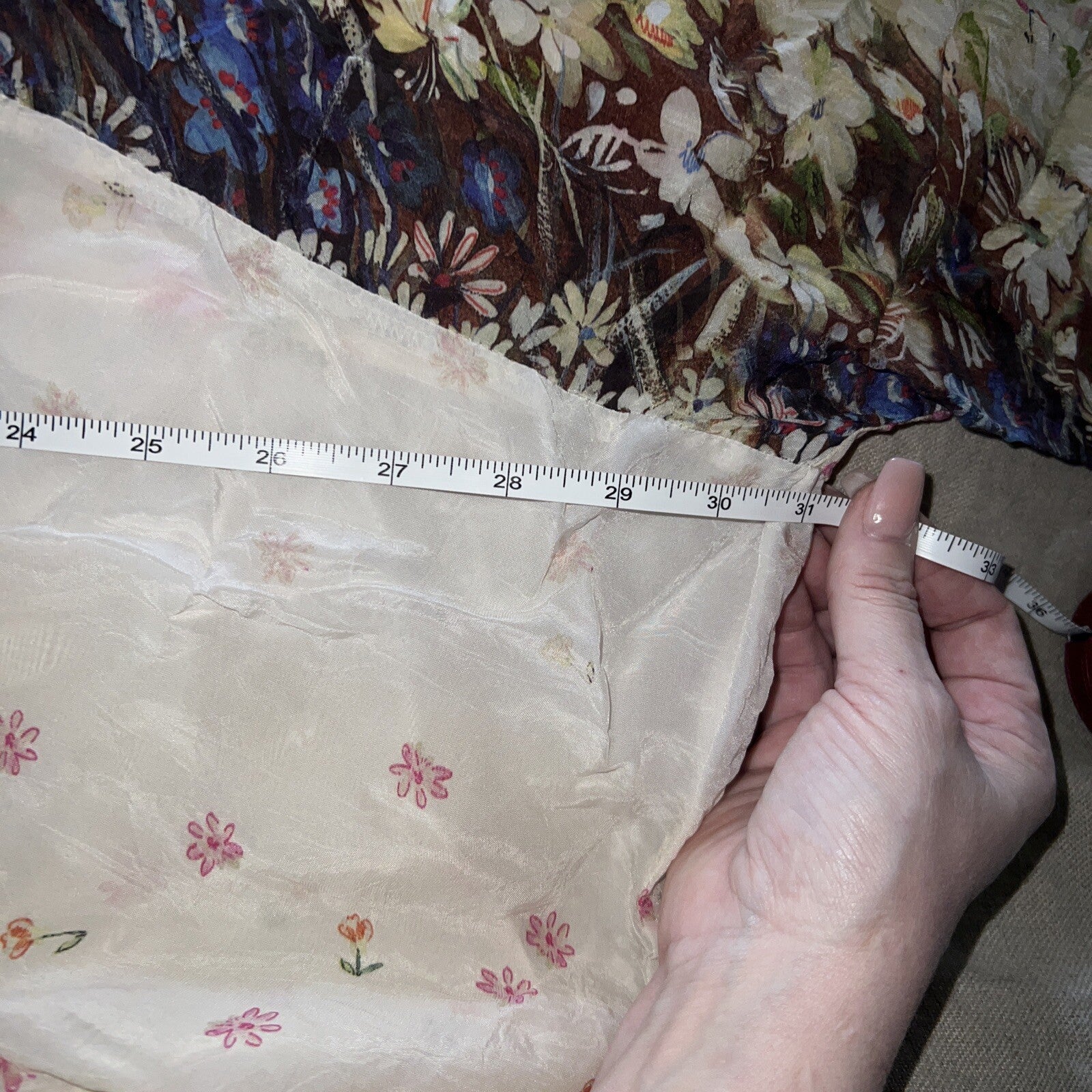 Johnny Was M Kimono Wrap Lightweight Floral Jacket Oversized Pockets Embroidery Johnny Was